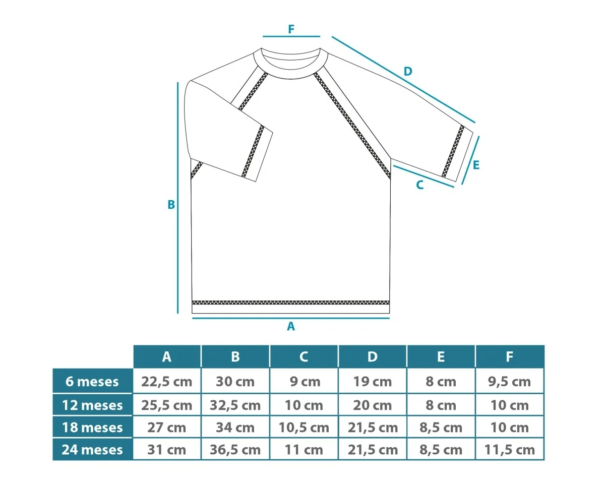 Camisola de Banho para bebé proteção UPF 50+ - Kiokids Azul - Image 4
