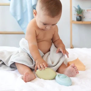 Conjunto de 3 barquinhos anti-mofo para o banho - Kiokids